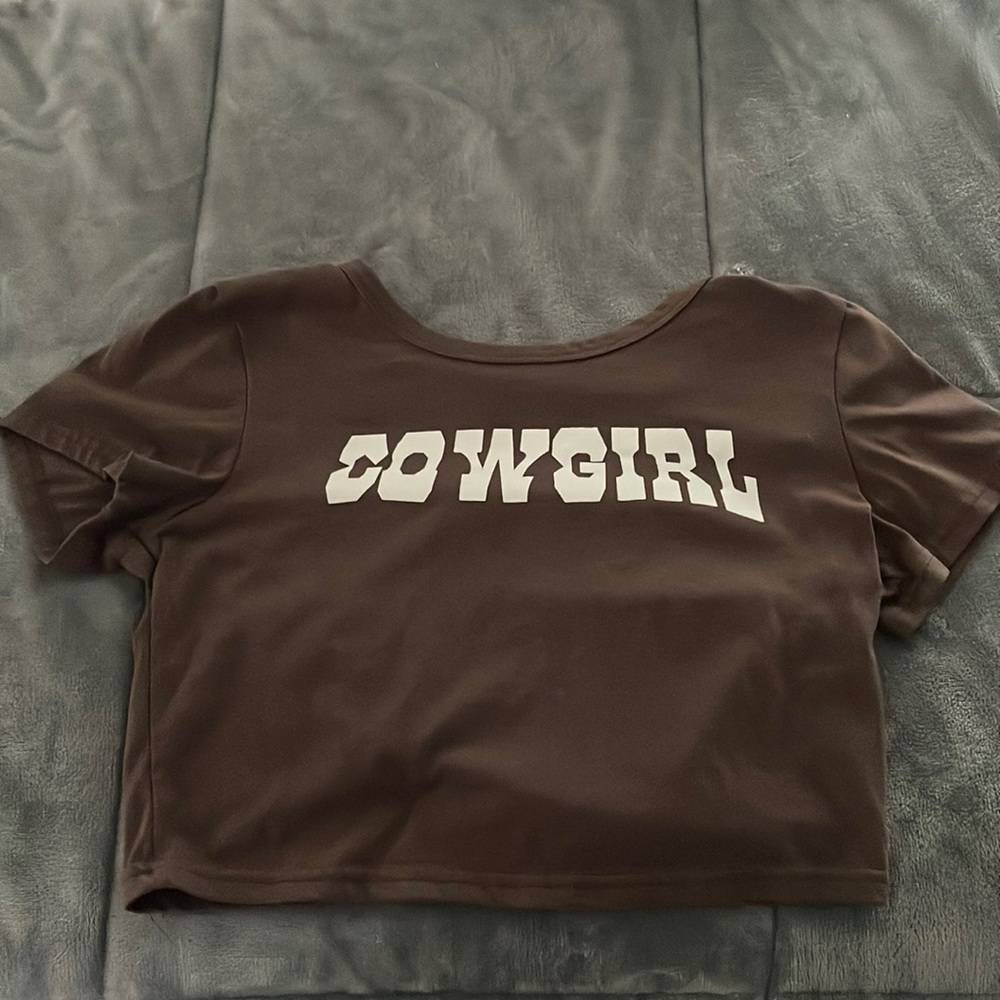Cowgirl Cropped T-shirt